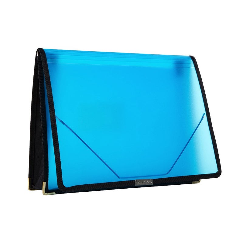 Filexec Single Pocket Expanding File, Letter, Elastic Closure, Assorted, Pack of 6 (50125-3429) - Image 2